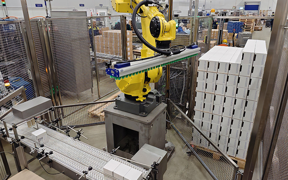 Robotic Unloading and Palletizing